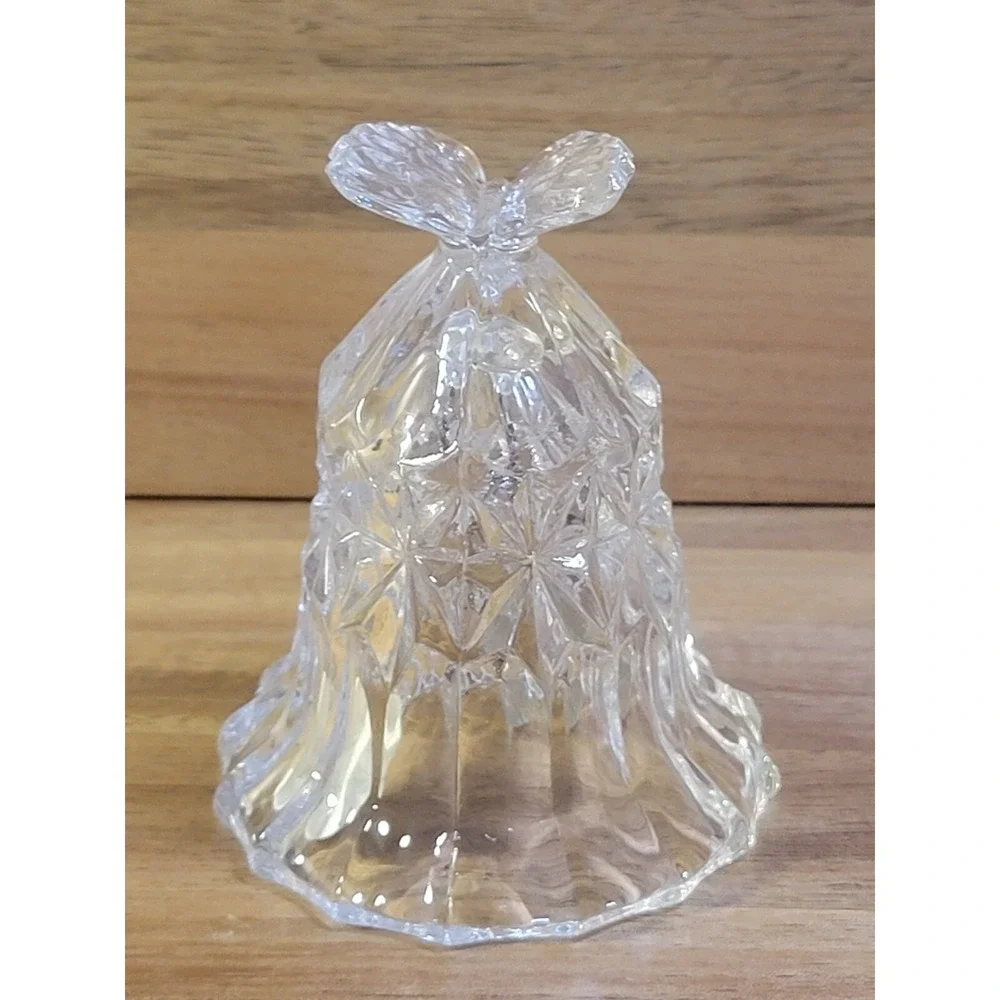 Vintage Bell 24% Lead Crystal Butterfly Bell 3
